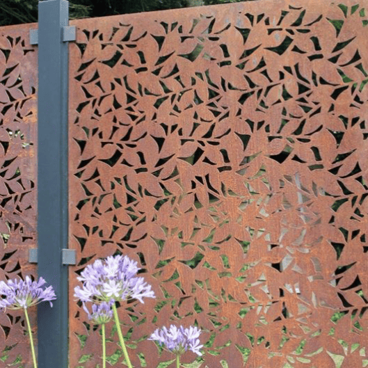 Corten Steel Decorative Perforated Metal Panel-941