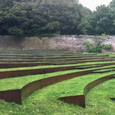 Corten Steel Landscape Edging For Garden-785