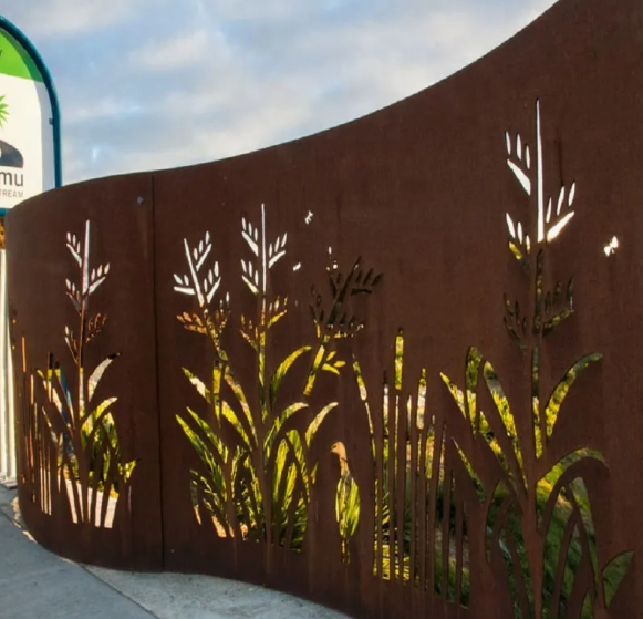 Corten Steel Screen