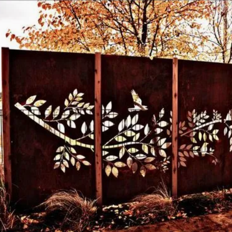 Corten Steel Screen-807
