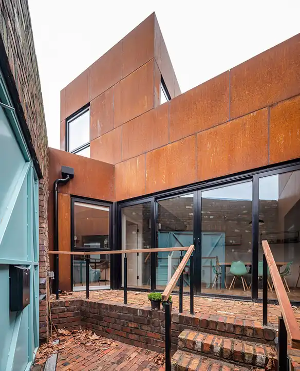 FACADE CORTEN STEEL