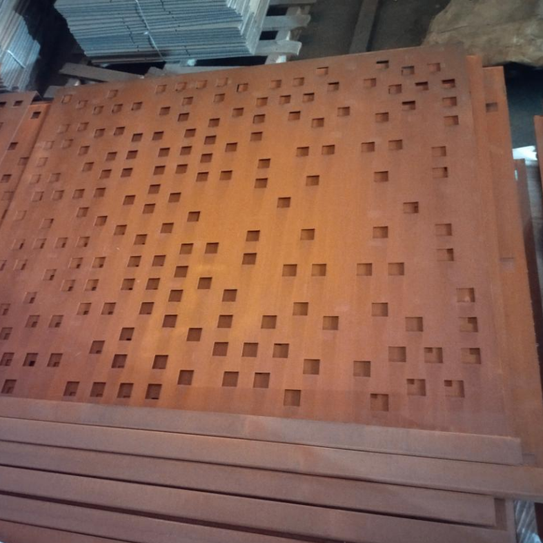 100 Tons of Perforated Corten Steel Panels and Corten Steel Signs Supplied to Argentina