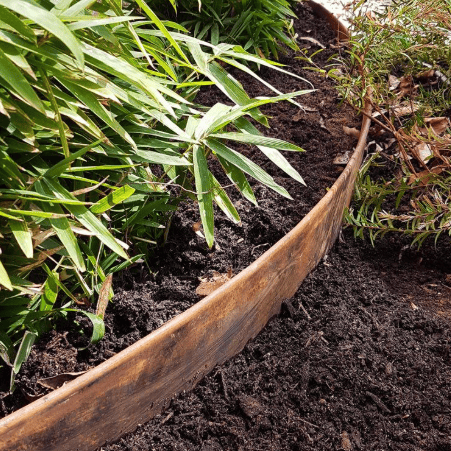 How long does corten steel edging last?