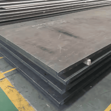 What material is ASTM A588 Weathering steel plate?