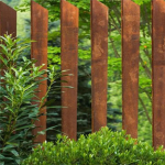 Corten Steel Fence For Your Beautiful Garden-thumbnail-367
