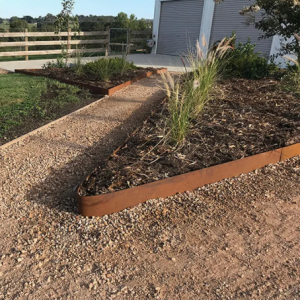 The corten edging