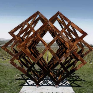 The corten Steel Sculptures made from A588 Grade B