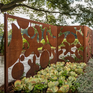 Corten Steel Screen