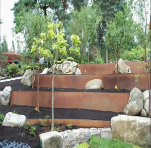 Corten Steel Landscape Edging For Garden